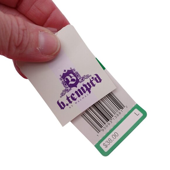 NWT Wacoal b.tempt'd No Strings Attached Bralette Bra Sz L Crimson Red Lace - Picture 5 of 10